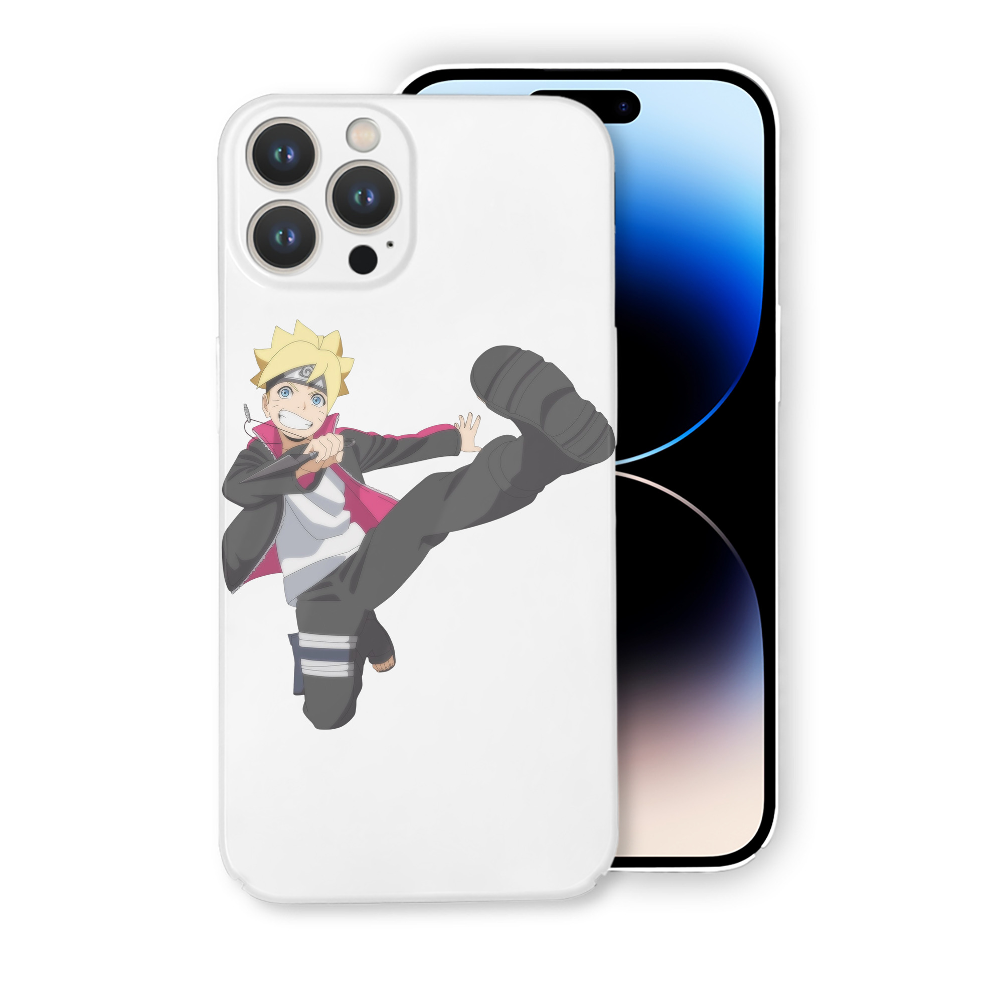 （画像用） NARUTO -ナルト- うずまき ボルト Uzumaki Boruto 【iPhone 14シリーズ対応】ハードケース